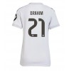 Real Madrid Brahim Diaz #21 Hjemmedrakt Kvinner 2025-26 Kortermet